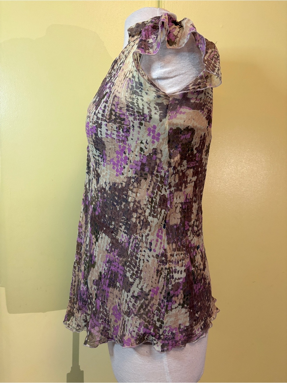 Diane Von Furstenberg Silk Tank and Liner - Picture 5 of 10